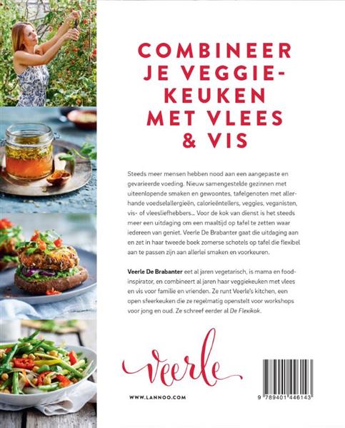 Grote foto veggie meets vlees vis de flexikok 2 boeken kookboeken