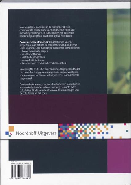 Grote foto commerci le calculaties i boeken overige boeken