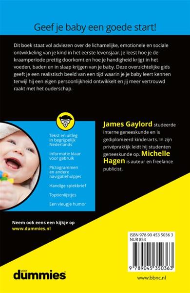 Grote foto je baby eerste jaar voor dummies voor dummies boeken overige boeken
