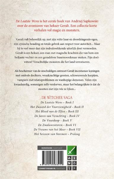Grote foto de laatste wens the witcher 1 boeken science fiction