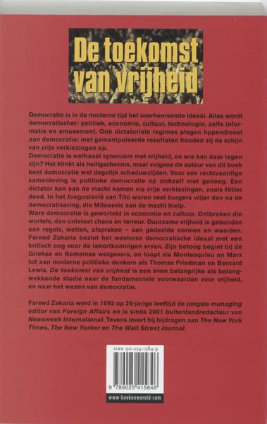 Grote foto de toekomst van vrijheid boeken politiek en maatschappij