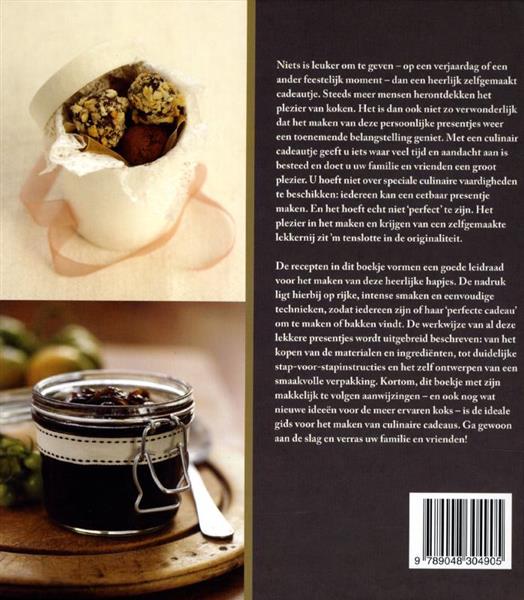 Grote foto smakelijke cadeautjes boeken kookboeken