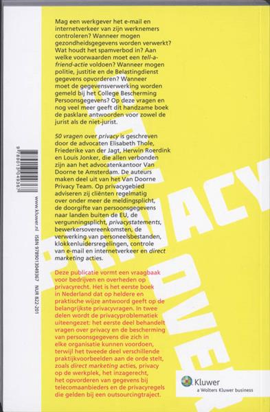 Grote foto 50 vragen over privacy boeken wetenschap