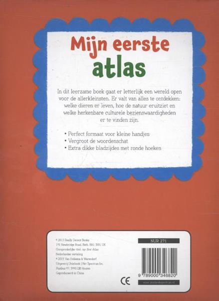 Grote foto mijn eerste atlas boeken jeugd 13 jaar en ouder