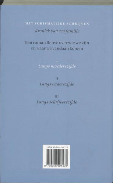 Grote foto langs moederszijde het schismatieke schrijven 1 boeken overige boeken