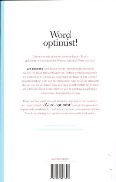 Grote foto word optimist boeken psychologie