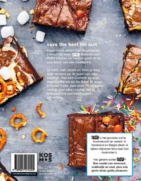 Grote foto tasty taart en toetjes boeken kookboeken