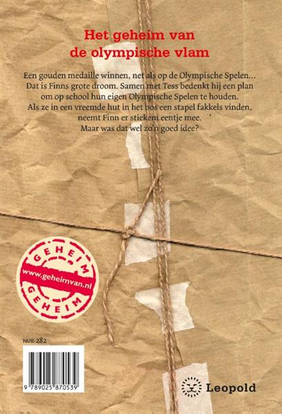 Grote foto het geheim van de olympische vlam boeken jeugd 13 jaar en ouder