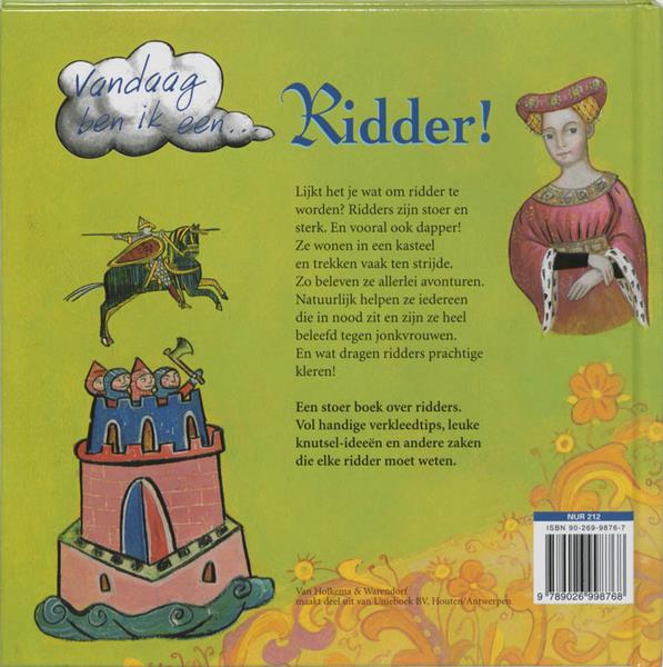 Grote foto vandaag ben ik een ... ridder boeken overige boeken