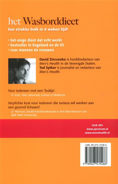 Grote foto het wasborddieet boeken hobby en vrije tijd