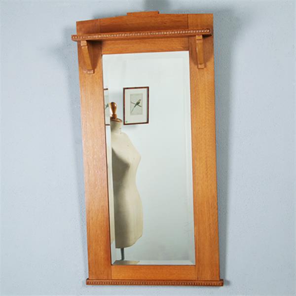 Grote foto art deco of haagse school spiegel facet geslepen met console ca 1920 290823 1 11 m hoog antiek en kunst spiegels