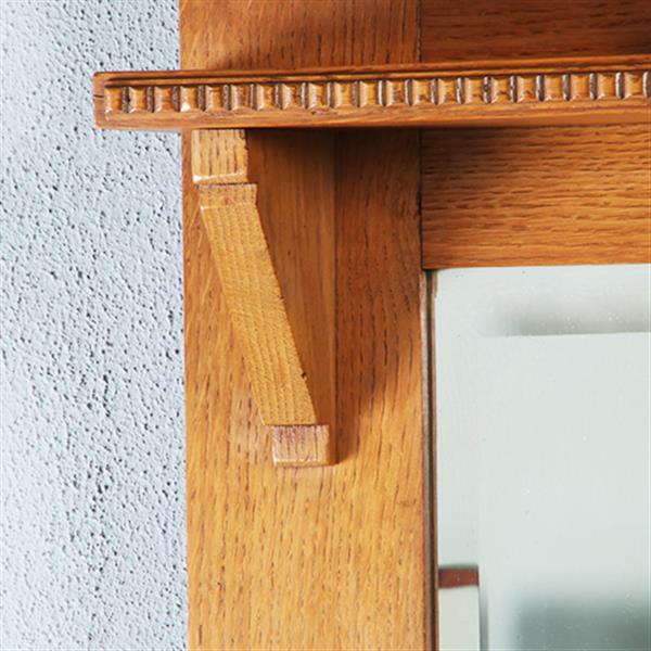 Grote foto art deco of haagse school spiegel facet geslepen met console ca 1920 290823 1 11 m hoog antiek en kunst spiegels