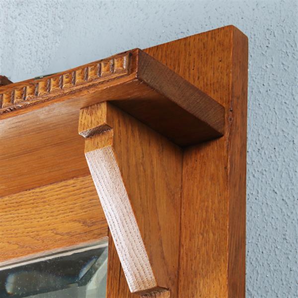 Grote foto art deco of haagse school spiegel facet geslepen met console ca 1920 290823 1 11 m hoog antiek en kunst spiegels