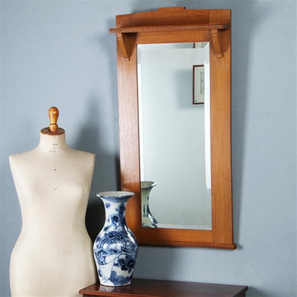 Grote foto art deco of haagse school spiegel facet geslepen met console ca 1920 290823 1 11 m hoog antiek en kunst spiegels
