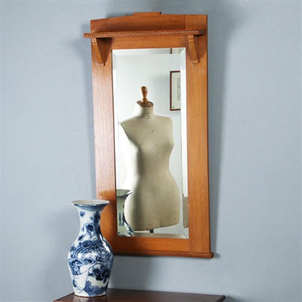 Grote foto art deco of haagse school spiegel facet geslepen met console ca 1920 290823 1 11 m hoog antiek en kunst spiegels