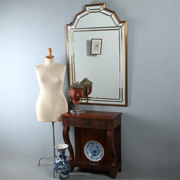 Grote foto hollywood regency deknudt vintage jaren 70 no.290838 1 24 m. hoog antiek en kunst spiegels