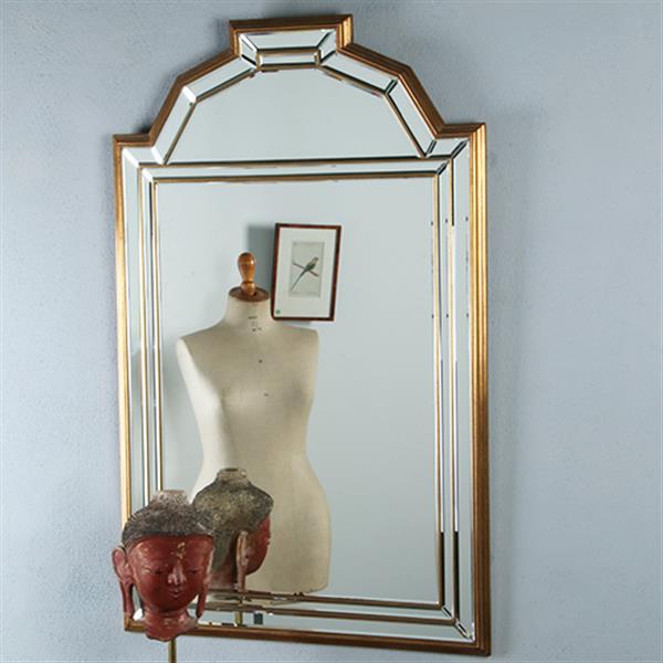 Grote foto hollywood regency deknudt vintage jaren 70 no.290838 1 24 m. hoog antiek en kunst spiegels