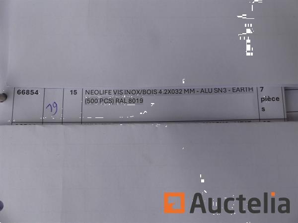 Grote foto 7 dozen met 500 neolife earth rvs hout schroeven ral8019 doe het zelf en verbouw onderdelen en accessoires