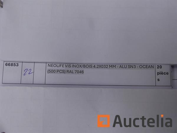 Grote foto 20 dozen met 500 neolife ocean rvs houtschroeven ral7046 doe het zelf en verbouw onderdelen en accessoires