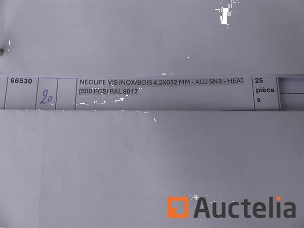 Grote foto 25 dozen met 500 neolife head rvs houtschroeven ral8017 doe het zelf en verbouw onderdelen en accessoires
