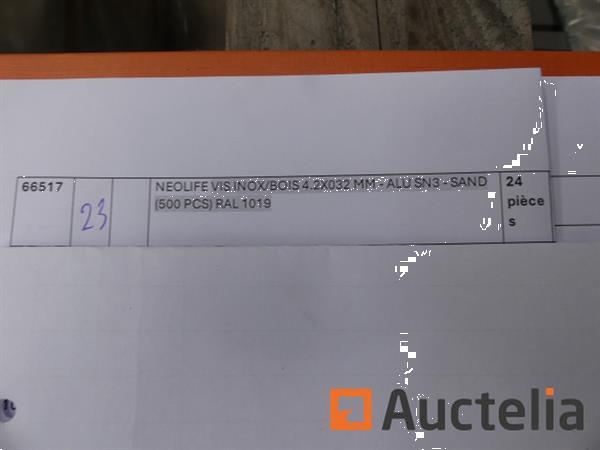 Grote foto 24 dozen met 500 neolife sand rvs houtschroeven ral1019 doe het zelf en verbouw onderdelen en accessoires