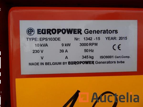 Grote foto europower eps103de generatorset doe het zelf en verbouw onderdelen en accessoires