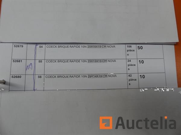 Grote foto saldo van holle terracotta bakstenen doe het zelf en verbouw onderdelen en accessoires