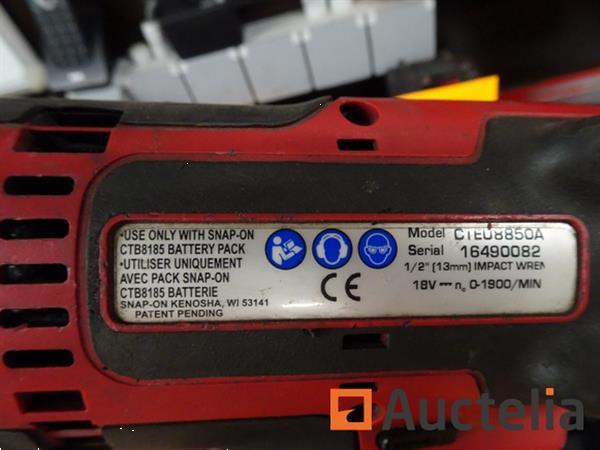 Grote foto snap on accumoer 3 accu 2 laders doe het zelf en verbouw onderdelen en accessoires