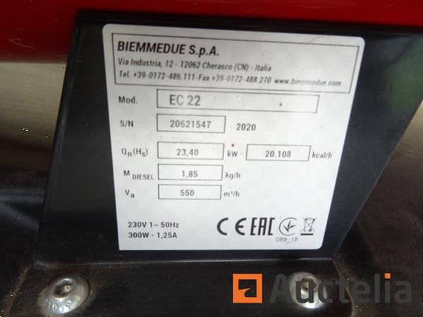 Grote foto biemmedue ec22 heteluchtpistool doe het zelf en verbouw onderdelen en accessoires