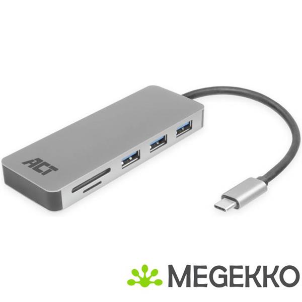 Grote foto act usb c hub met usb a kaartlezer usb c female met pd pass through poort 55w computers en software overige computers en software