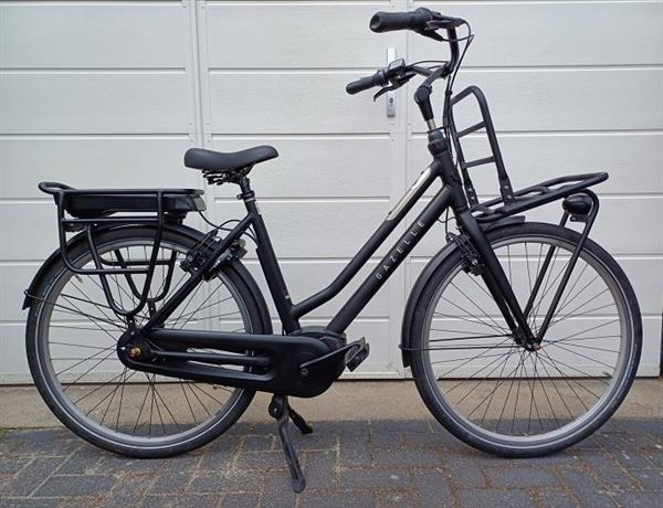 Grote foto elektrische gazelle transportfiets midden motor fietsen en brommers elektrische fietsen