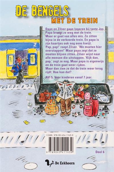 Grote foto de bengels met de trein de bengels 6 boeken jeugd 13 jaar en ouder