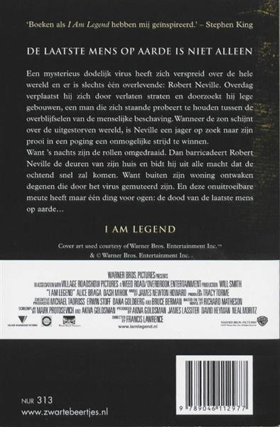 Grote foto i am legend zwarte beertjes 3427 boeken overige boeken