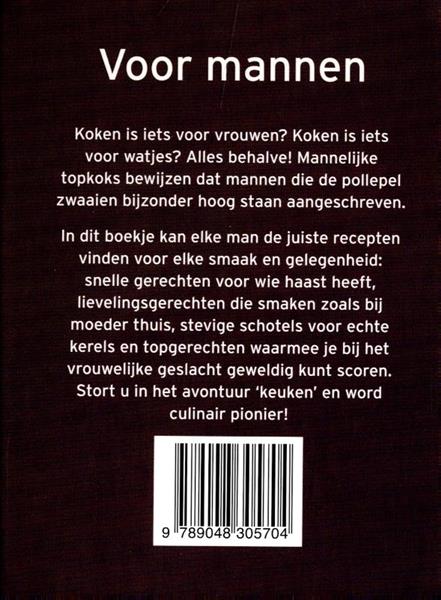 Grote foto voor mannen mini kookboekjes boeken kookboeken
