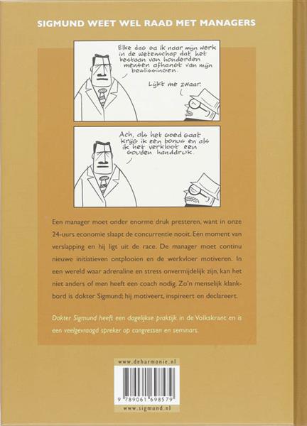 Grote foto sigmund weet wel raad met managers boeken stripboeken
