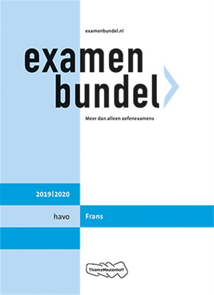 Grote foto examenbundel havo frans 2019 2020 boeken overige boeken