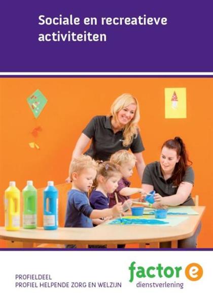Grote foto sociale en recreatieve activiteiten factor e dienstverlening boeken overige boeken