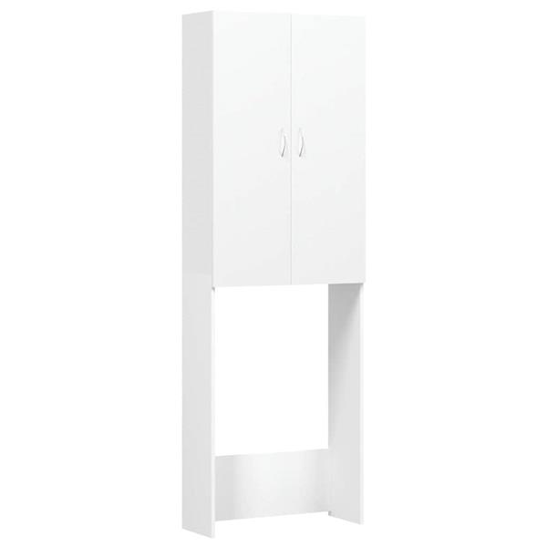 Grote foto vidaxl wasmachinekast 64x25 5x190 cm wit witgoed en apparatuur wasmachines