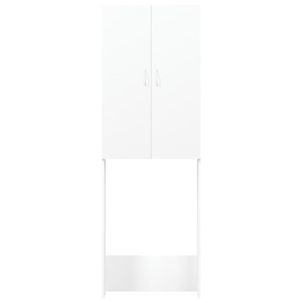 Grote foto vidaxl wasmachinekast 64x25 5x190 cm wit witgoed en apparatuur wasmachines