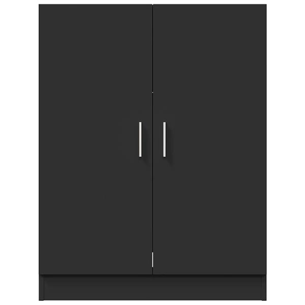 Grote foto vidaxl wasmachinekast 71x71 5x91 5 cm zwart witgoed en apparatuur wasmachines