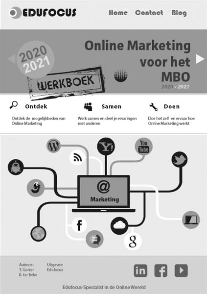 Grote foto werkboek online marketing voor het mbo 2020 2021 boeken overige boeken
