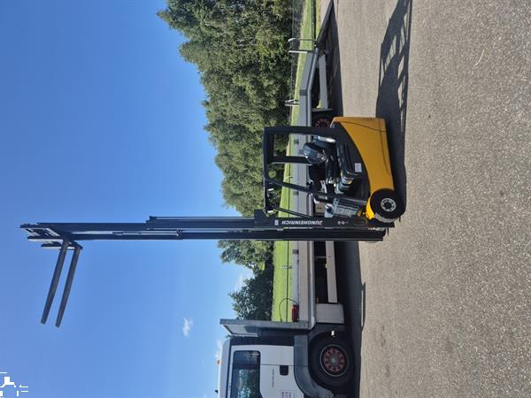 Grote foto jungheinrich efg216 3 wieler elektrisch mast 3f480 2128 uur. agrarisch heftrucks