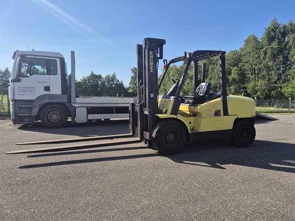 Grote foto hyster h5.50xm diesel mast 3f500 b j 2003 agrarisch heftrucks