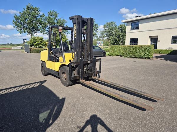 Grote foto hyster h5.50xm diesel mast 3f500 b j 2003 agrarisch heftrucks