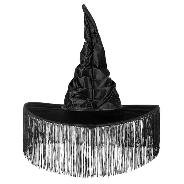 Grote foto halloween heksenhoed zwart franjes verzamelen overige verzamelingen