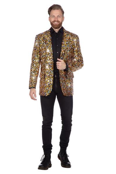Grote foto goud zilveren blazer heren pailletten verzamelen overige verzamelingen