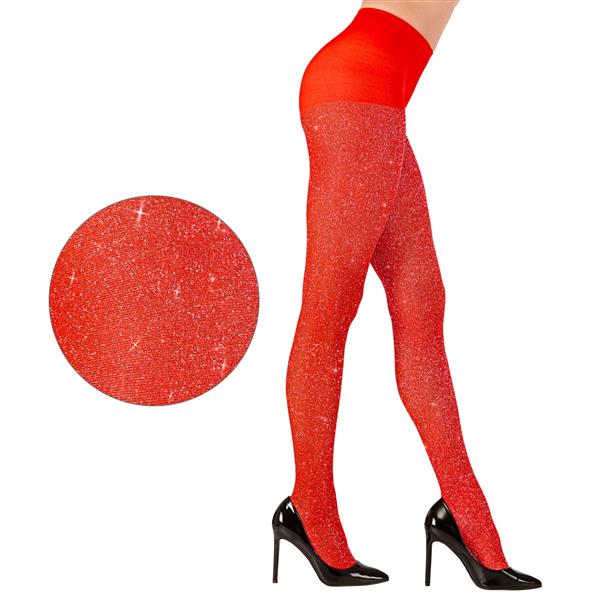 Grote foto panty 40den glitter rood verzamelen overige verzamelingen
