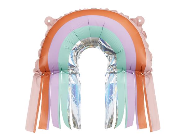 Grote foto foil balloons rainbow with fringes 38x41 cm mix verzamelen overige verzamelingen