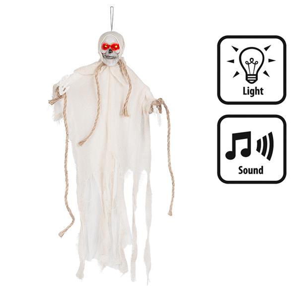 Grote foto halloween hangdecoratie spook led 55cm verzamelen overige verzamelingen