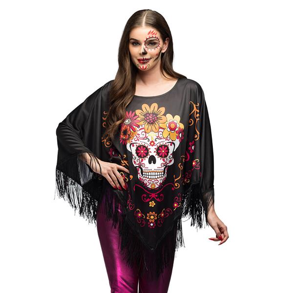 Grote foto zwarte poncho day of the dead verzamelen overige verzamelingen